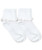 2221 Ripple Edge Smooth Toe Turn Cuff Socks 2 Pair