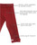 Ruffle Butts  Cranberry Ponte Pants