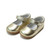 Angel Baby Shoes  Cara Scalloped  Gold  F202