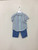 Little Me   Multi Stripe Pant Set 