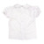 White Button Back, Girls S/S Blouse  