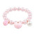 Pink Heart Bobble Bracelet