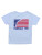 Performance Tee S S Sport Flag     Light Blue 