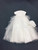 Embroidered applique beaded  christening gown   