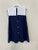 Sailor Collar Dress-Navy 