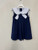 Sailor Collar Dress-Navy 