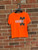 UA Split Logo Hybrid   SS Tee Orange Blast 