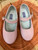 Pink Leather buckle shoe