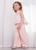 Long Crepe Pants Set  Pink 