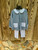 Blue Floral Knit -Vilet Set 