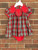 Sophe & Lucas, Merry Tartan 2pc. Petal Red Dress