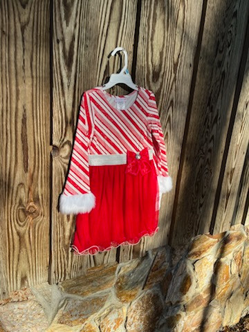 Candy Cane Dress - klassy kids