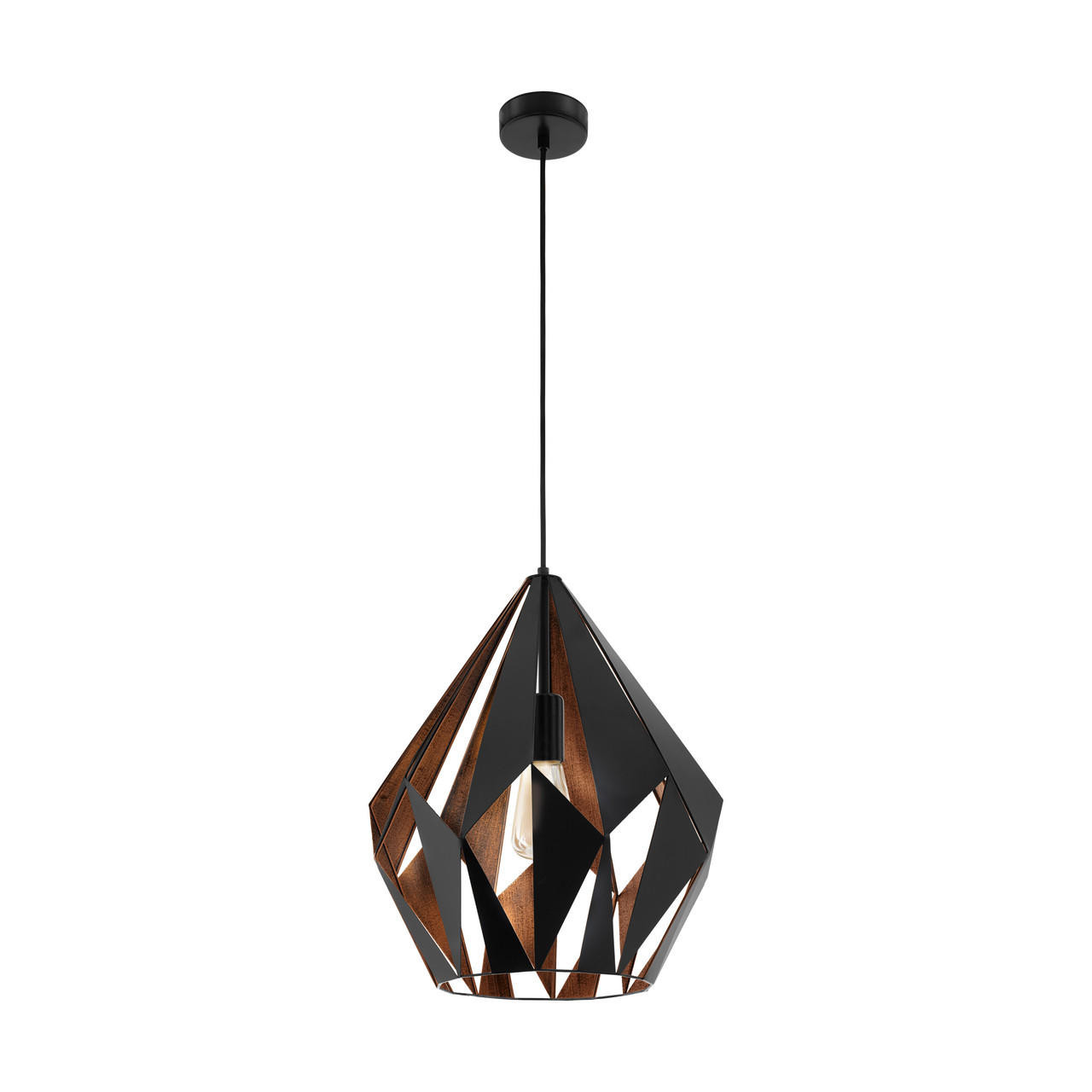 Black diamond shop pendant light