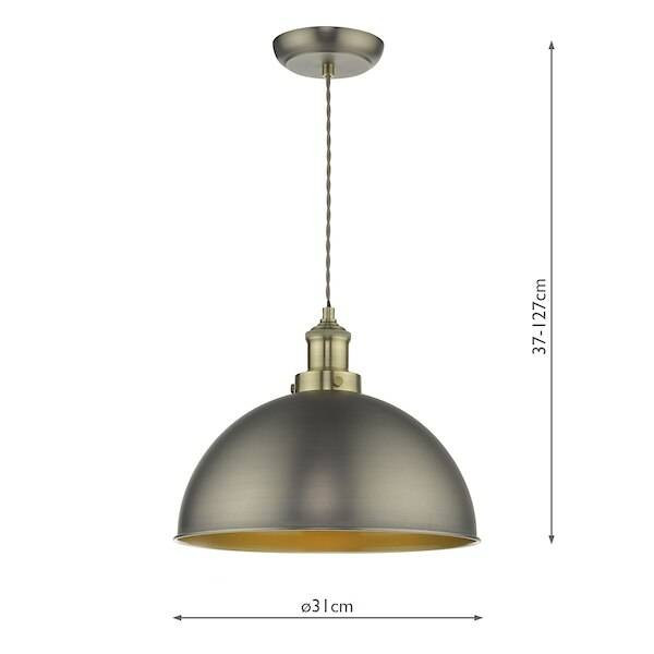 Antique Brass Pendant Light