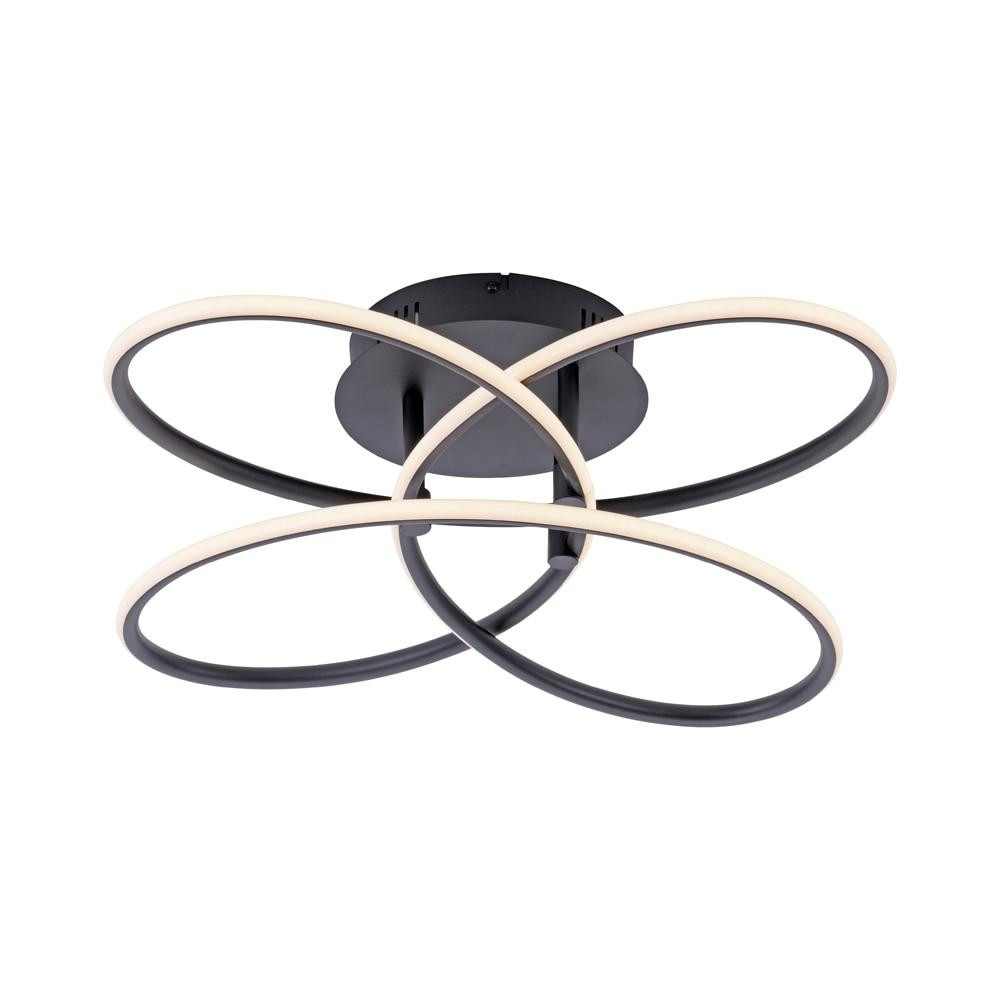 Balance Matt Black Dimmable LED Wall Light