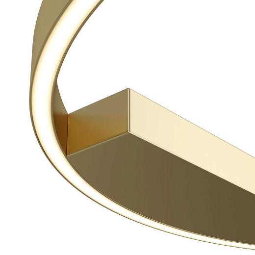 Rim Brass 60cm 4000K LED Flush Ceiling Light