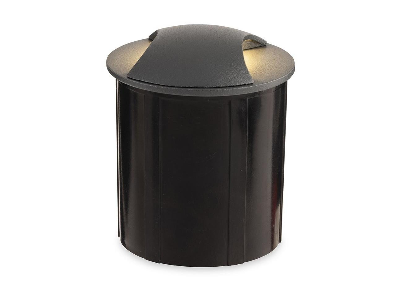 Mini 2 way Driveover Graphite LED IP65 Ground Recessed Light