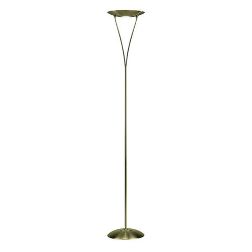 Dar Lighting Opus Antique Brass Floor Lamp