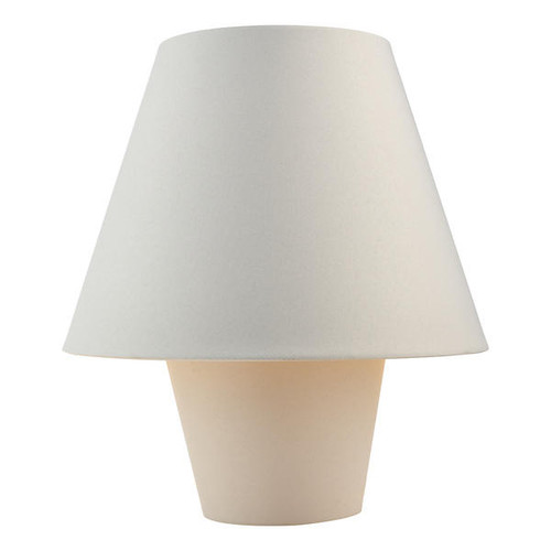 Dar Lighting Rylee Grey Faux Silk Base and Shade Table Lamp