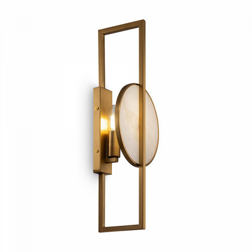 Maytoni Marmo Gold and White Marble Wall Light