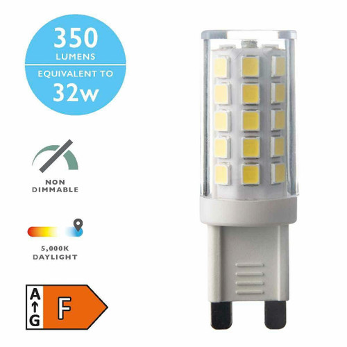 Dar Lighting 3.5W G9 5000K Day Light LED Bulb