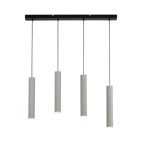 Paul Neuhaus Eton 4 Light Concrete Bar Pendant