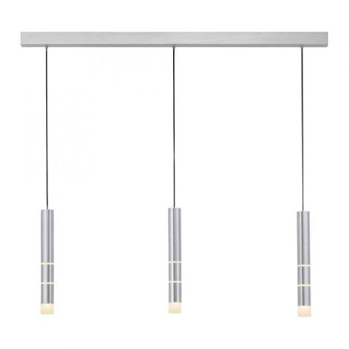 Paul Neuhaus Pure Vega 3 Light Aluminium Bar Pendant