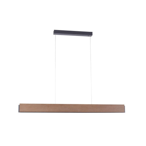 Paul Neuhaus Palma 2 Light Wooden Effect Bar Pendant