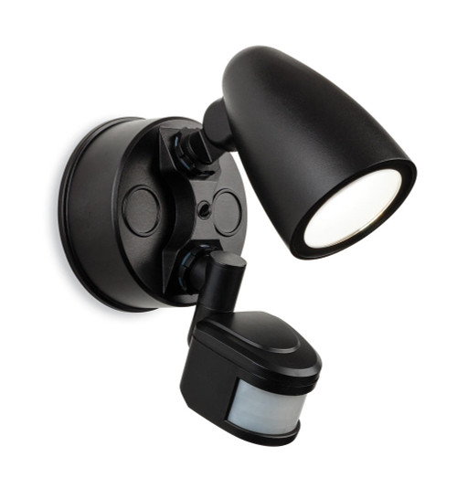 Firstlight Products Security Black with PIR Sensor LED Wall Light