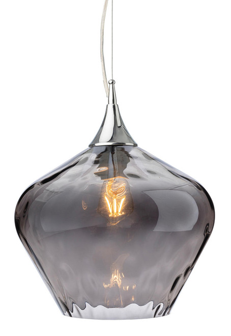 Firstlight Products Titan Chrome with Smoked Glass Pendant Light