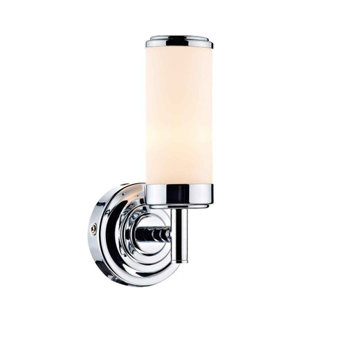 Century Polished Chrome IP44 Single Wall Light