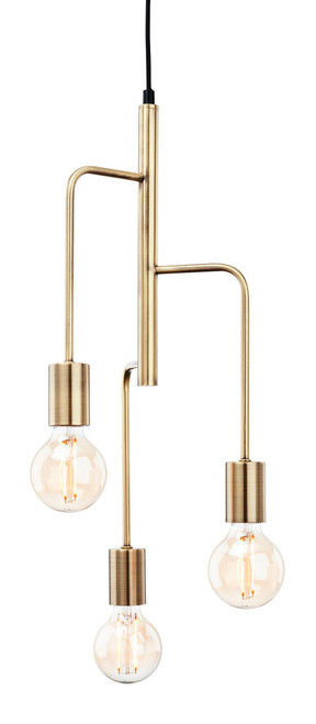 Firstlight Products Roxy 3 Light Antique Brass Cluster Pendant