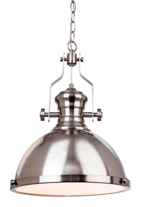 Firstlight Products Albion Brushed Steel Pendant Light