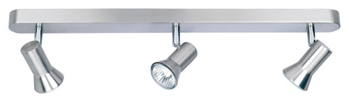 Firstlight Products Magnum 3 Light Brushed Steel Adjustable Bar Spotlight