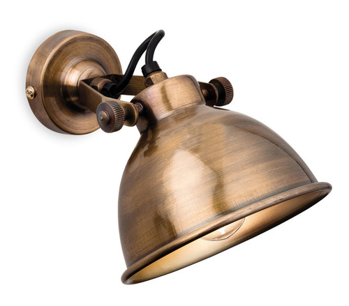 Firstlight Products Mantis Antique Brass Adjustable Wall Light