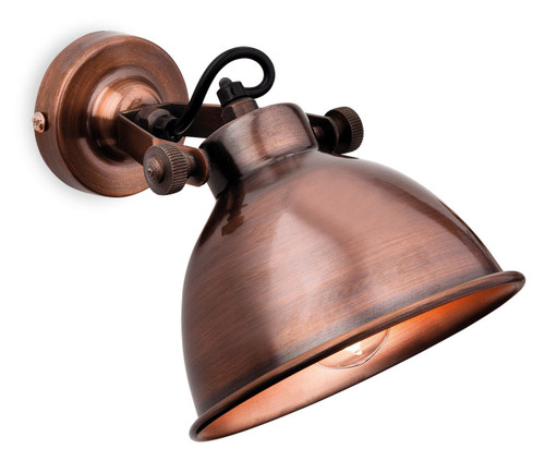 Firstlight Products Mantis Antique Copper Adustable Wall Light