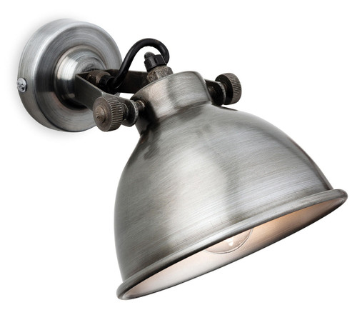 Firstlight Products Mantis Antique Silver Adustable Wall Light