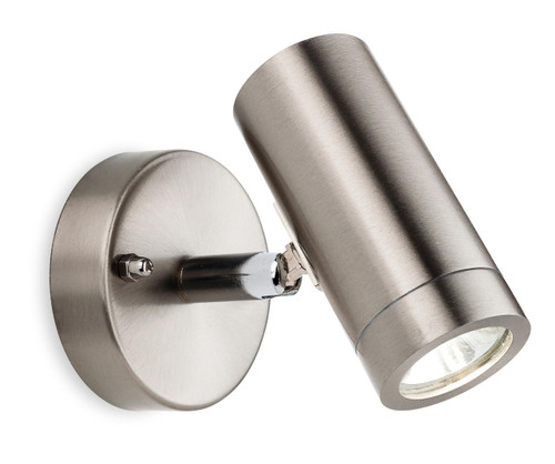 Firstlight Products Sprint Stainless Steel Adjustable IP65 LED Wall Light