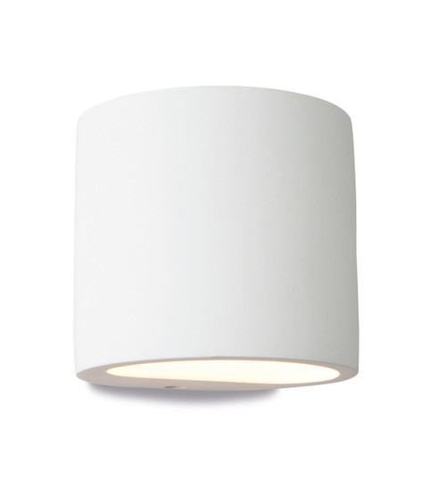 Firstlight Products Nina White Plaster Paintable Wall Light