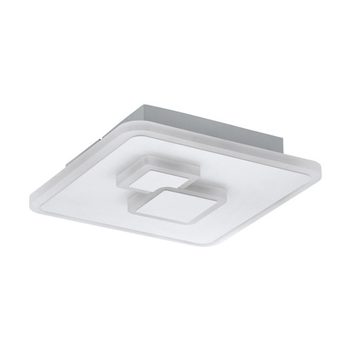 Eglo Lighting Cadegal White with Opal Square LED Flush Ceiling Light