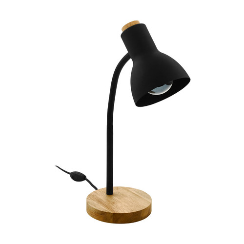 Eglo Lighting Veradal Wood and Black Adjustable Table Lamp