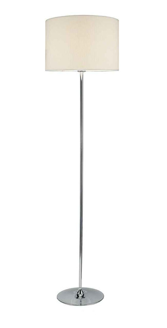 Delta Polished Chrome with Shade Floor Lamp