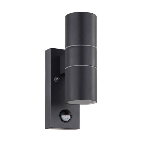 Eglo Lighting Riga 5 Black with Sensor IP44 Up and Down Wall Light