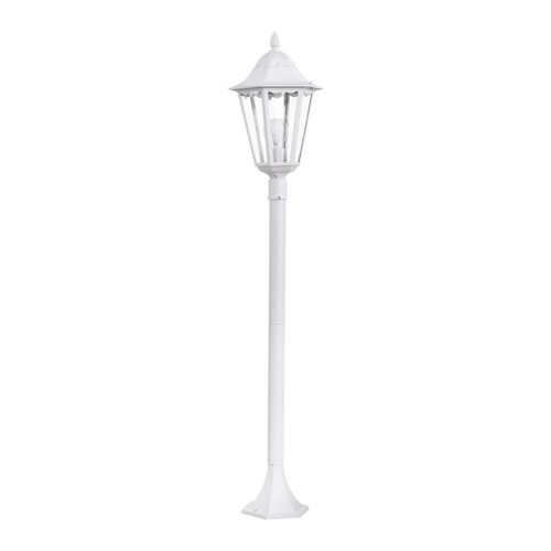 Eglo Lighting Navedo White with Clear Glass 120cm IP44 Bollard