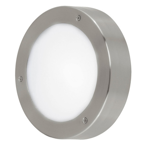 Eglo Lighting Vento Stainless Steel with Opal IP44 Ceiling or Wall Light