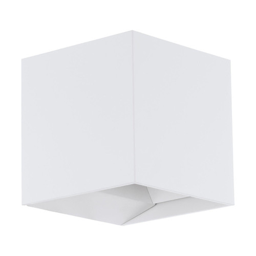 Eglo Lighting Calpino White Square IP54 Up and Down Wall Light