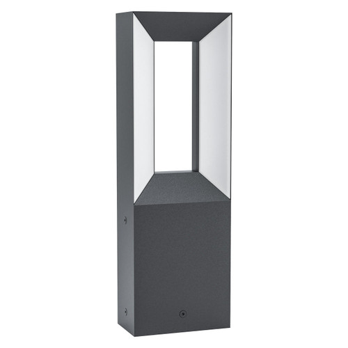 Eglo Lighting Riforano Black with Opal 34cm IP54 LED Bollard