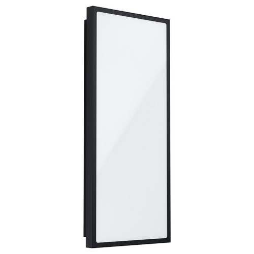 Eglo Lighting Casazza Black with Opal 57cm IP44 LED Wall Light