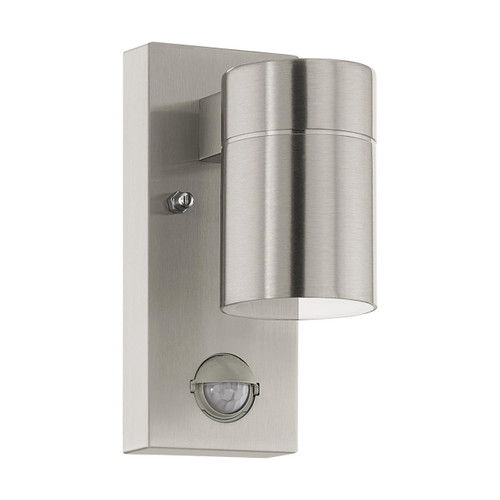 Eglo Lighting Riga Stainless Steel with Sensor IP44 Downward Wall Light