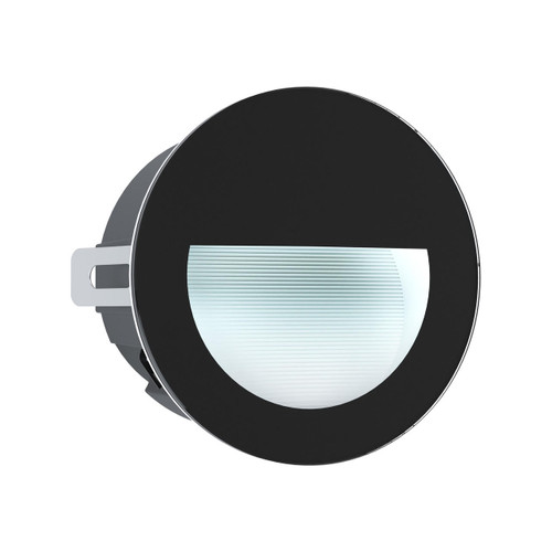 Eglo Lighting Aracena Black Round IP65 Wall Recessed Light